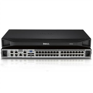 DELL DMPU4032-G01 KVM switch Rack mounting Black, Silver