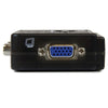 StarTech.com 2 Port Black USB KVM Switch Kit with Audio and Cables
