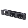 StarTech.com Horizontal 2U Server Rack Cable Management Finger Duct w/ Cover - 19