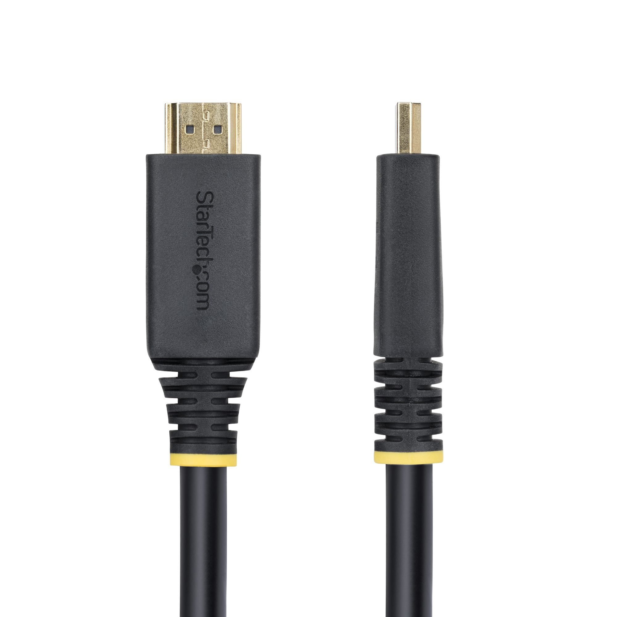 StarTech.com 15m (49.2ft) Active High Speed HDMI Cable, 4K 60Hz/1440p 144Hz, HDR10/HDCP 2.2/ARC, 18Gbps, UHD HDMI 2.0 Cord for TV/Monitor/Display, TPE Jacket
