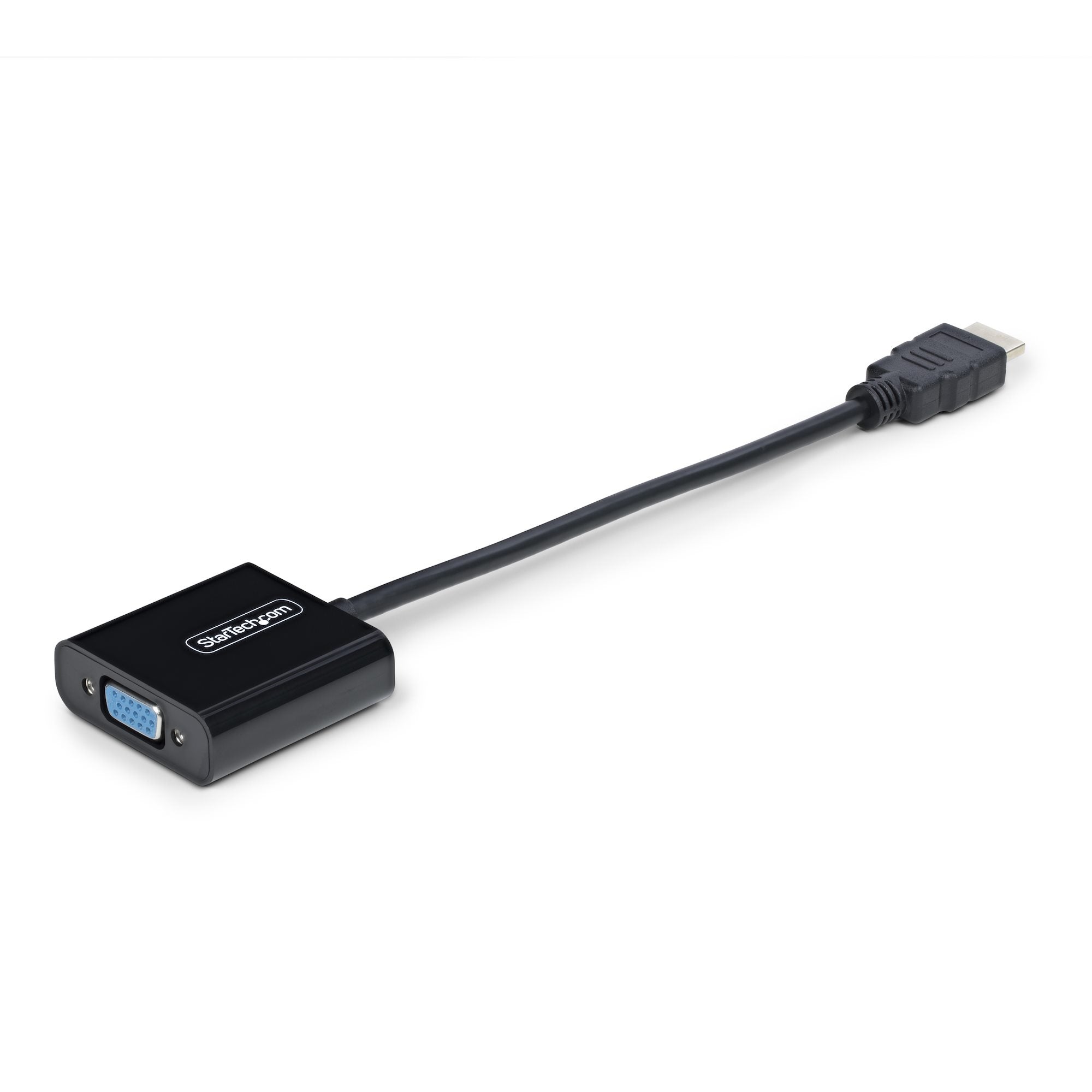 StarTech.com HDMI to VGA Adapter, Active Video Converter For Laptop/Desktop, 1920x1080 (1080p), HDMI Source to VGA Monitor/Display/Projector
