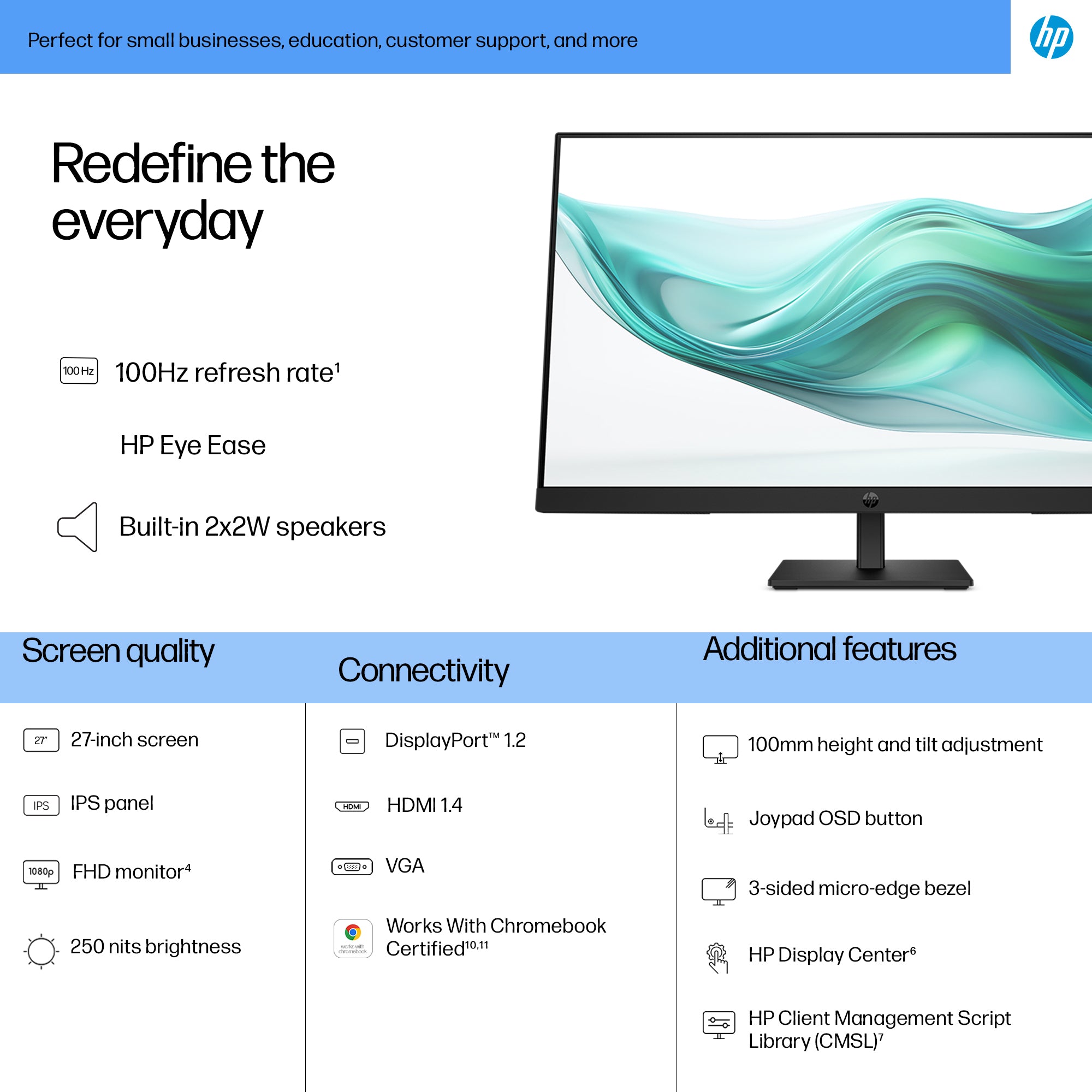 HP Monitor S3 PRO 27.0'' 1080p