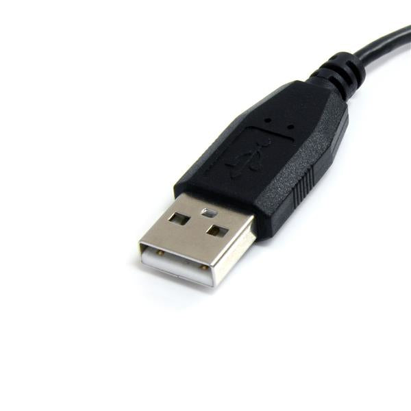 StarTech.com 1 ft Micro USB Cable - A to Left Angle Micro B