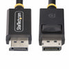 StarTech.com 6ft DisplayPort 2.1 Cable, VESA Certified DP40 DisplayPort Cable w/UHBR10/HDR/HDCP 2.2, 8K 60Hz/4K 144Hz w/DSC 1.2a, 40Gbps, DP 2.1 Cable, UHD Monitor Cord, M/M