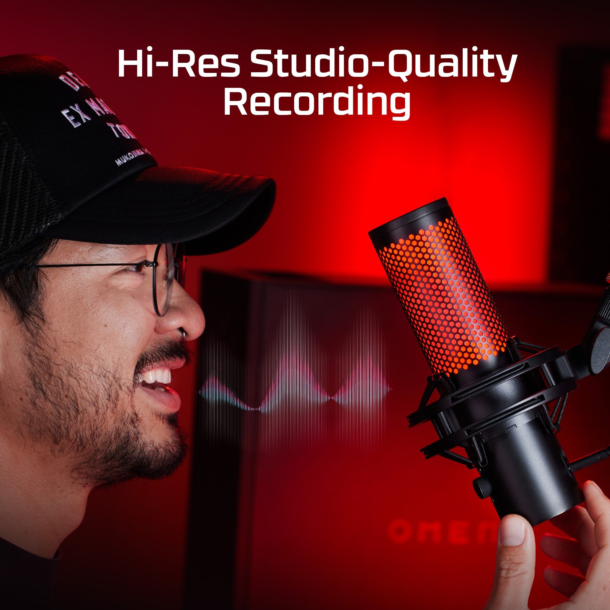 HyperX QuadCast 2 - USB Microphone (Black) Podcast microphone