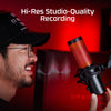 HyperX QuadCast 2 - USB Microphone (Black) Podcast microphone