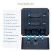 StarTech.com 1:1 M.2 NVMe Drive Duplicator, Standalone M.2 SSD Cloner/Copier up to 90GBpm, USB 3.2 20Gbps M.2 Dual-Bay Drive Dock, USB-C/A Cables Included