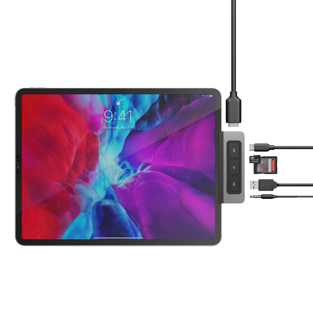 Targus HD449 interface hub USB Type-C 5000 Mbit/s Silver