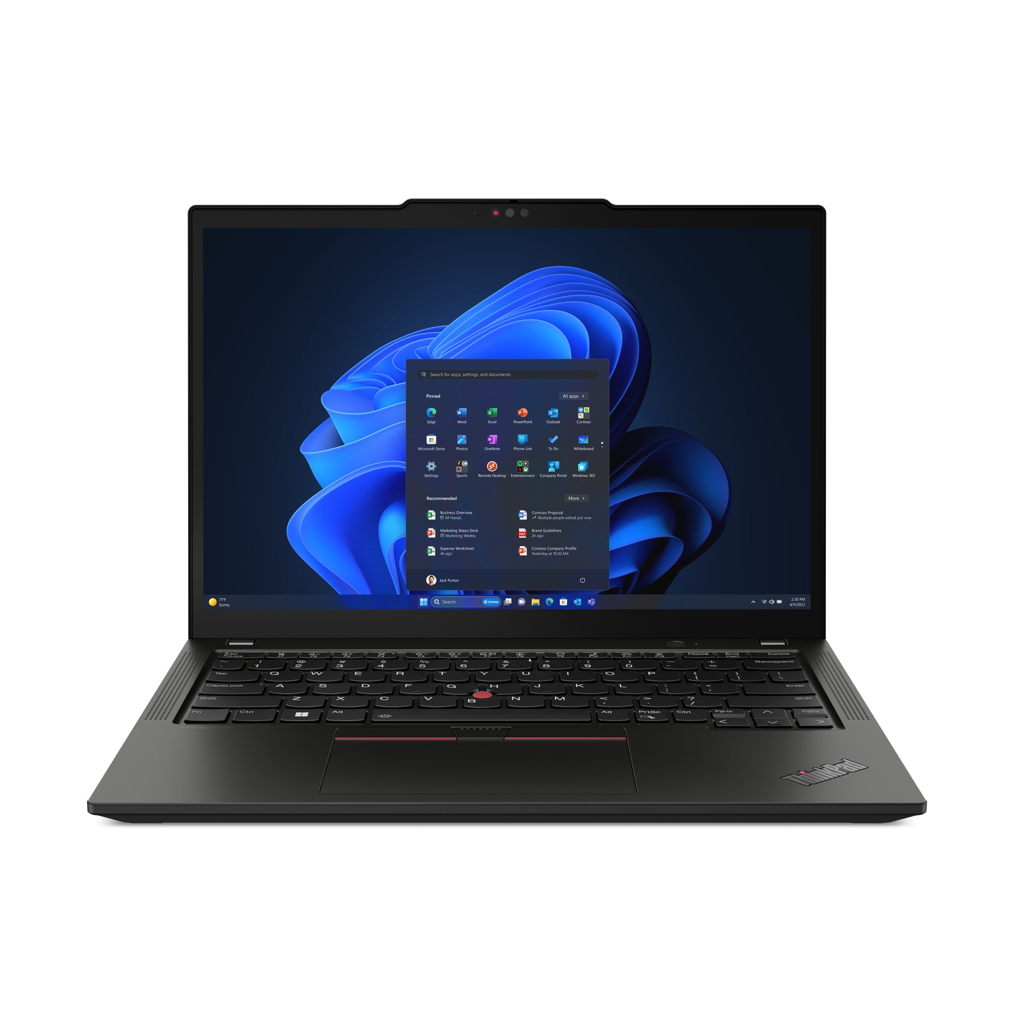 Lenovo ThinkPad X13 Gen 5 Intel Core Ultra 5 125U Laptop 33.8 cm (13.3") WUXGA 16 GB LPDDR5x-SDRAM 512 GB SSD Wi-Fi 6E (802.11ax) Windows 11 Pro English Black