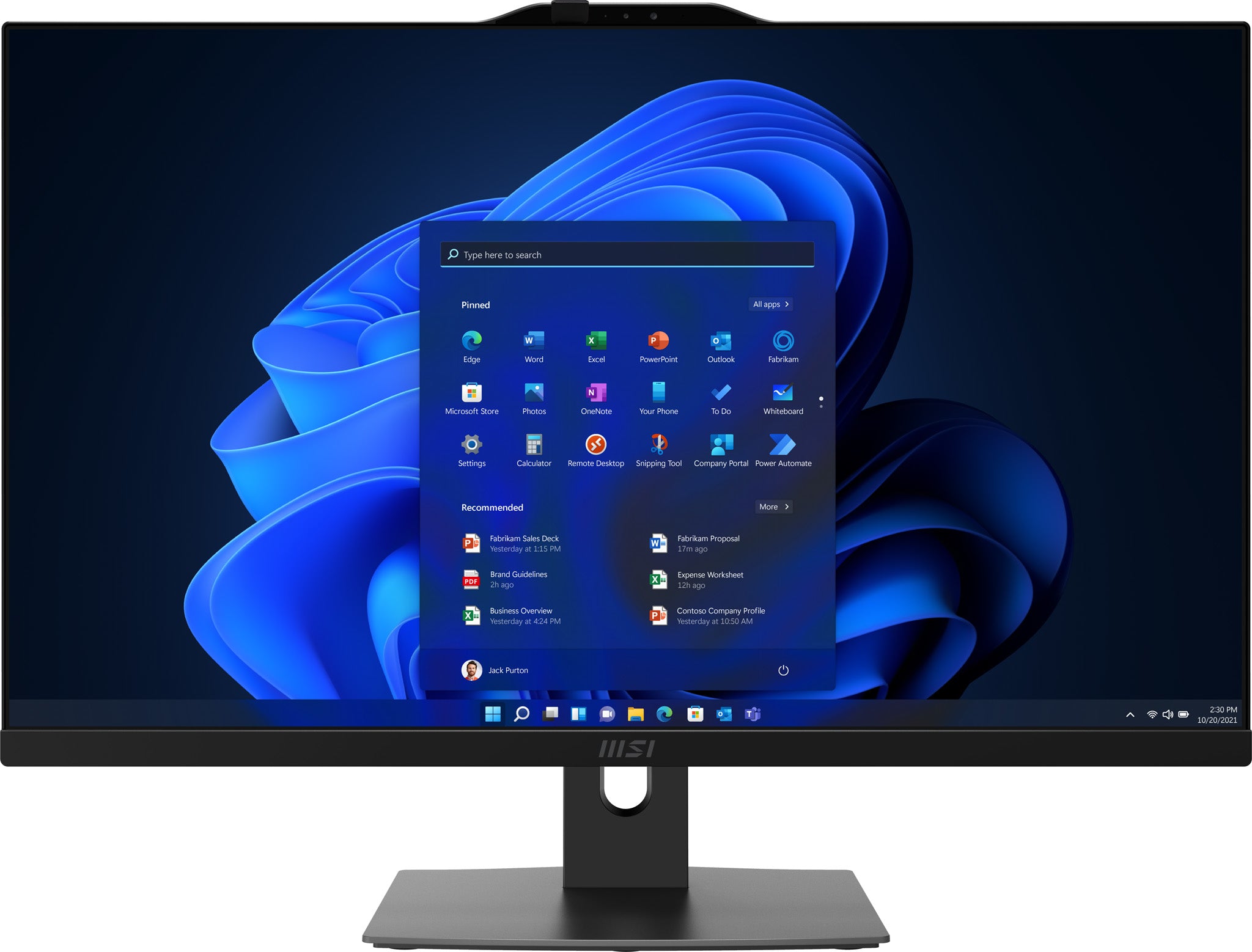 MSI Modern AM272P 12M-1052AU Intel® Core™ i5 i5-1235U 68.6 cm (27") 1920 x 1080 pixels All-in-One PC 16 GB DDR4-SDRAM 1 TB SSD Windows 11 Pro Wi-Fi 6 (802.11ax) Black