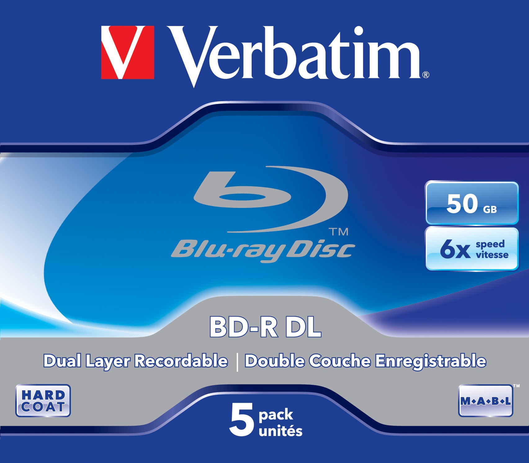 BD-R DL 50GB 5pk JC 6x