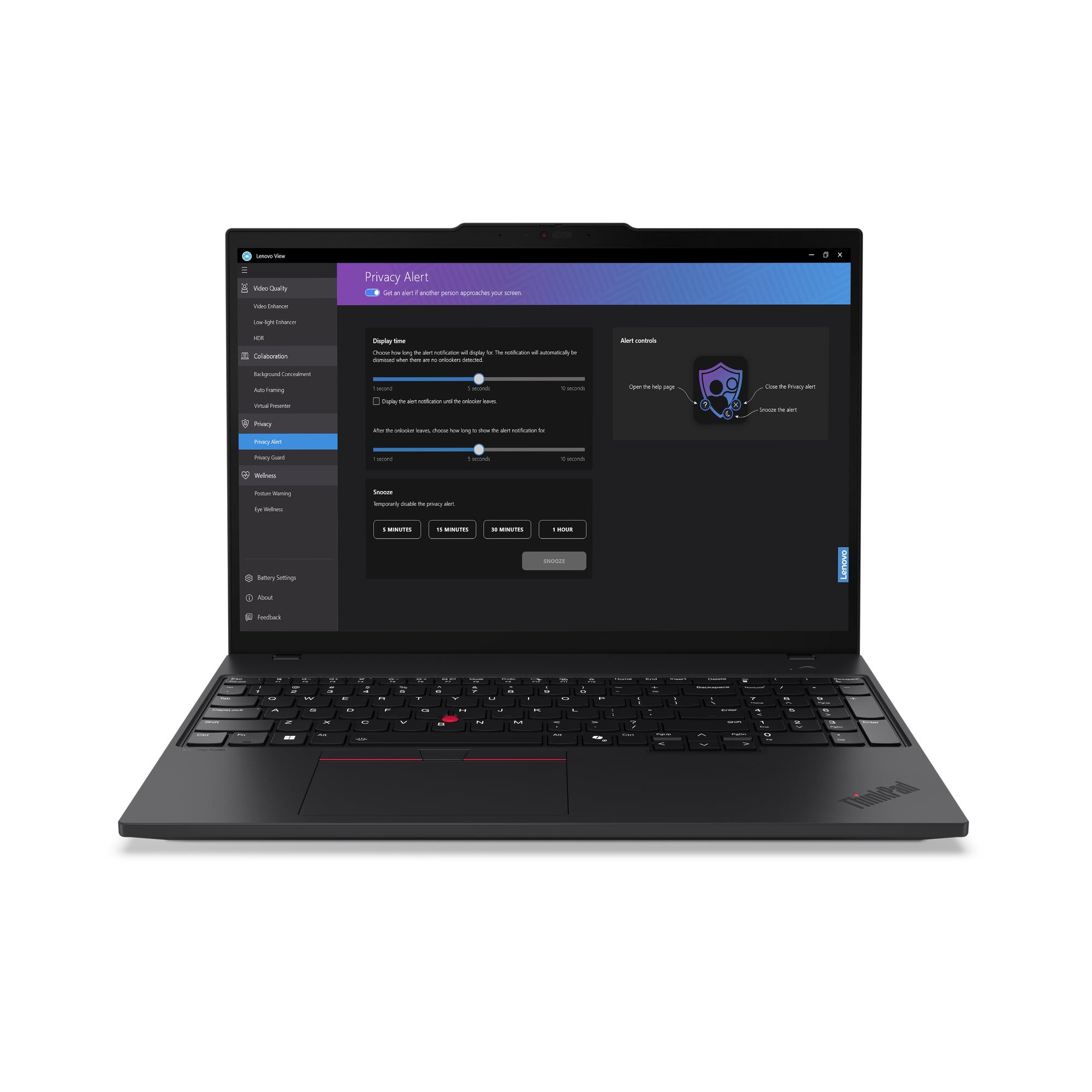 Lenovo ThinkPad T16 Gen 3 Intel Core Ultra 5 125U Laptop 40.6 cm (16") WUXGA 16 GB DDR5-SDRAM 512 GB SSD Wi-Fi 6E (802.11ax) Windows 11 Pro Black