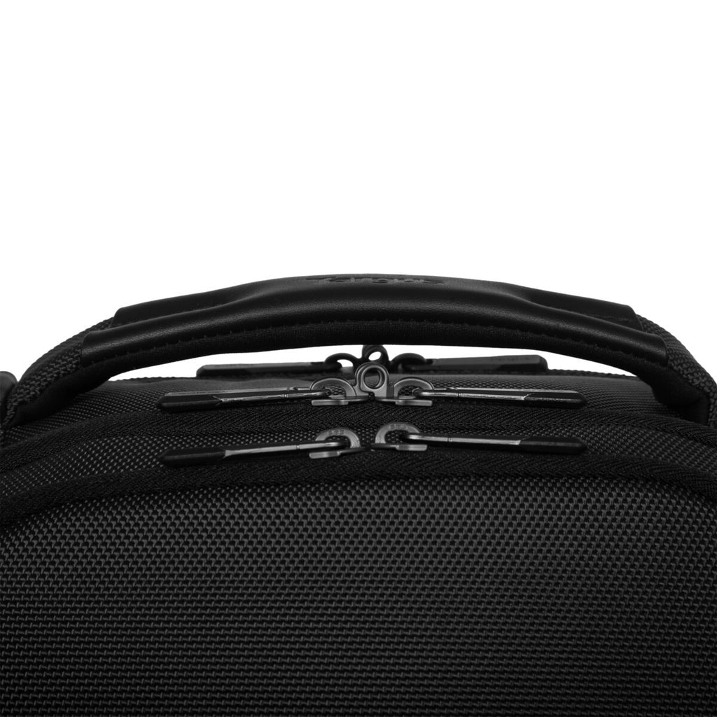 Targus HeritageLuxe backpack Travel backpack Black Polyester