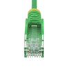 StarTech.com 2.5m Green Slim CAT6 Ethernet Cable, Snagless, 100W PoE, UTP, LSZH, 28AWG Pure Bare Copper Wire, Slim RJ45 Network Patch Cord w/Strain Reliefs, Fluke Tested