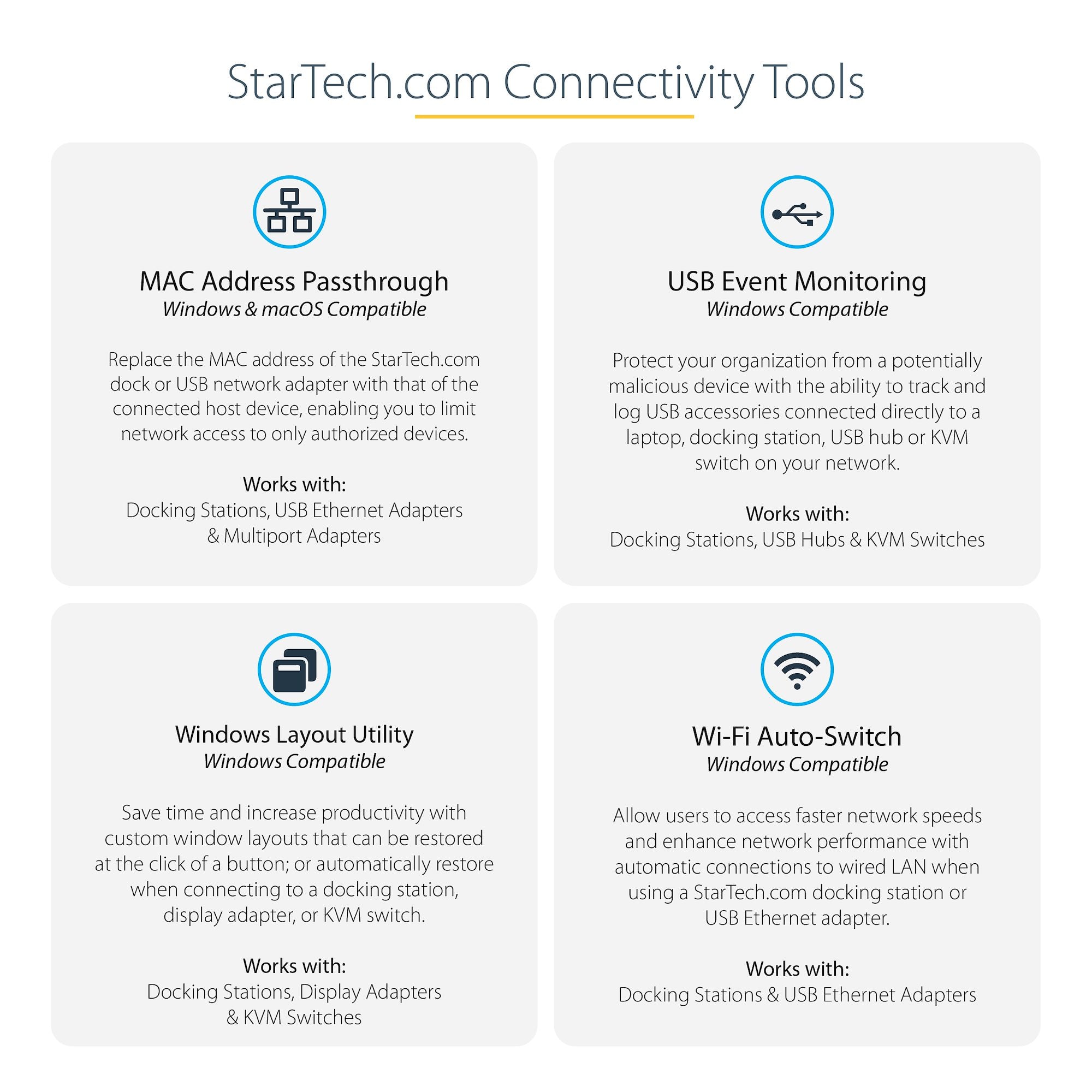 StarTech.com 4K USB-C Dock, Triple UHD 4K Monitor Docking Station, Mac & Windows, USB C to HDMI & DisplayPort, 100W Power Delivery, 5x USB 5Gbps Hub - TAA