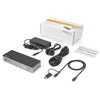 StarTech.com Universal Laptop Docking Station, Hybrid USB-C & USB-A Dock, Dual 4K DP & HDMI, 60W PD, Mac / Windows / Chrome OS, 4x USB 5Gbps Hub, GbE
