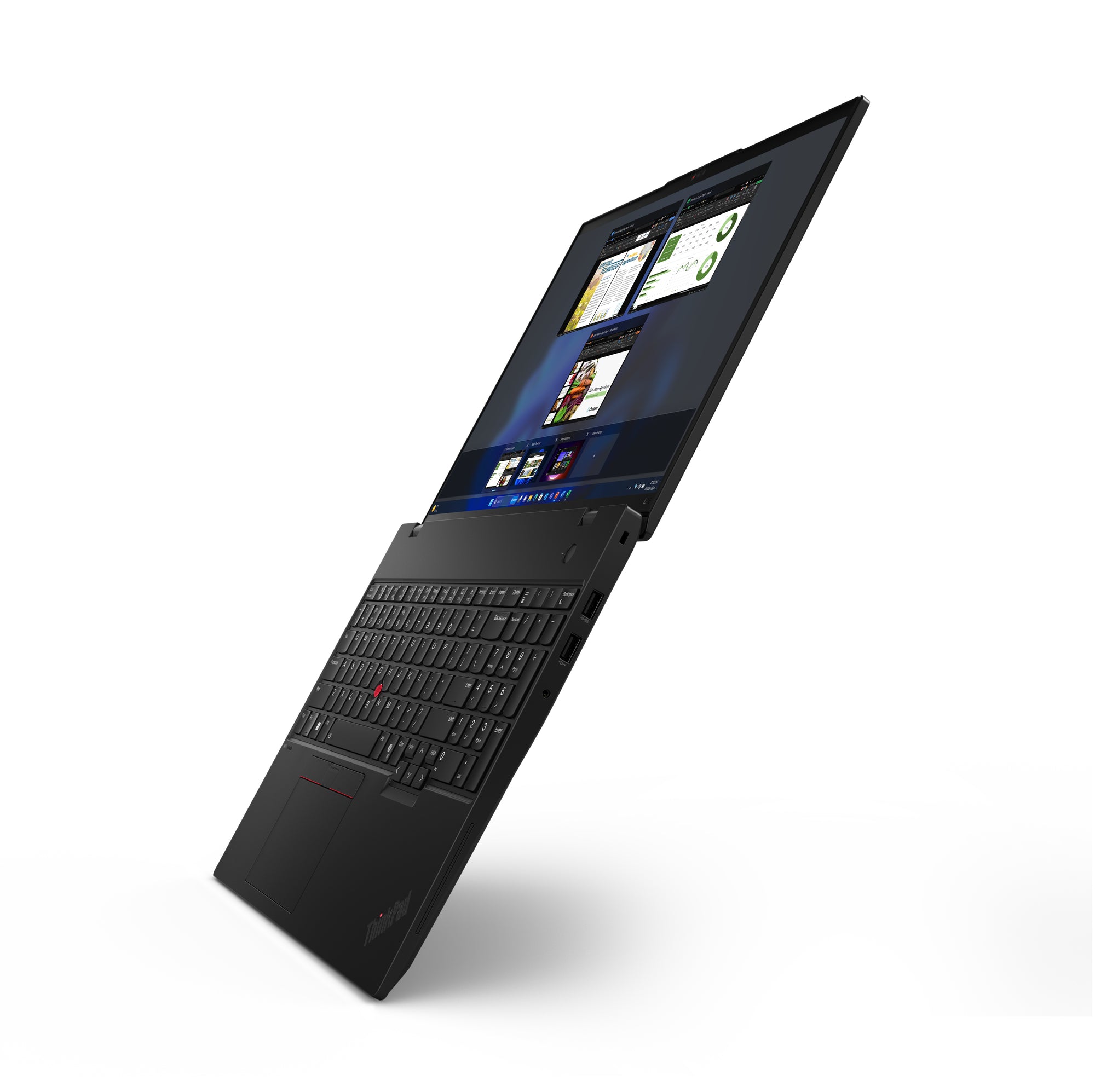 Lenovo ThinkPad L16 Gen 1 (Intel) Intel Core Ultra 7 155U Laptop 40.6 cm (16") WUXGA 16 GB DDR5-SDRAM 512 GB SSD Wi-Fi 6E (802.11ax) Windows 11 Pro English Black