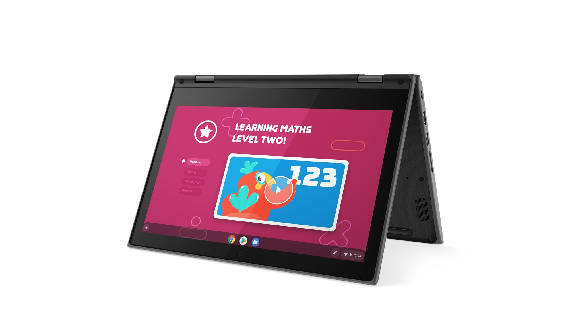 Lenovo 300e Chromebook 2nd Gen Intel® Celeron® N N4020 29.5 cm (11.6") Touchscreen HD 4 GB LPDDR4-SDRAM 32 GB eMMC Wi-Fi 5 (802.11ac) ChromeOS Black