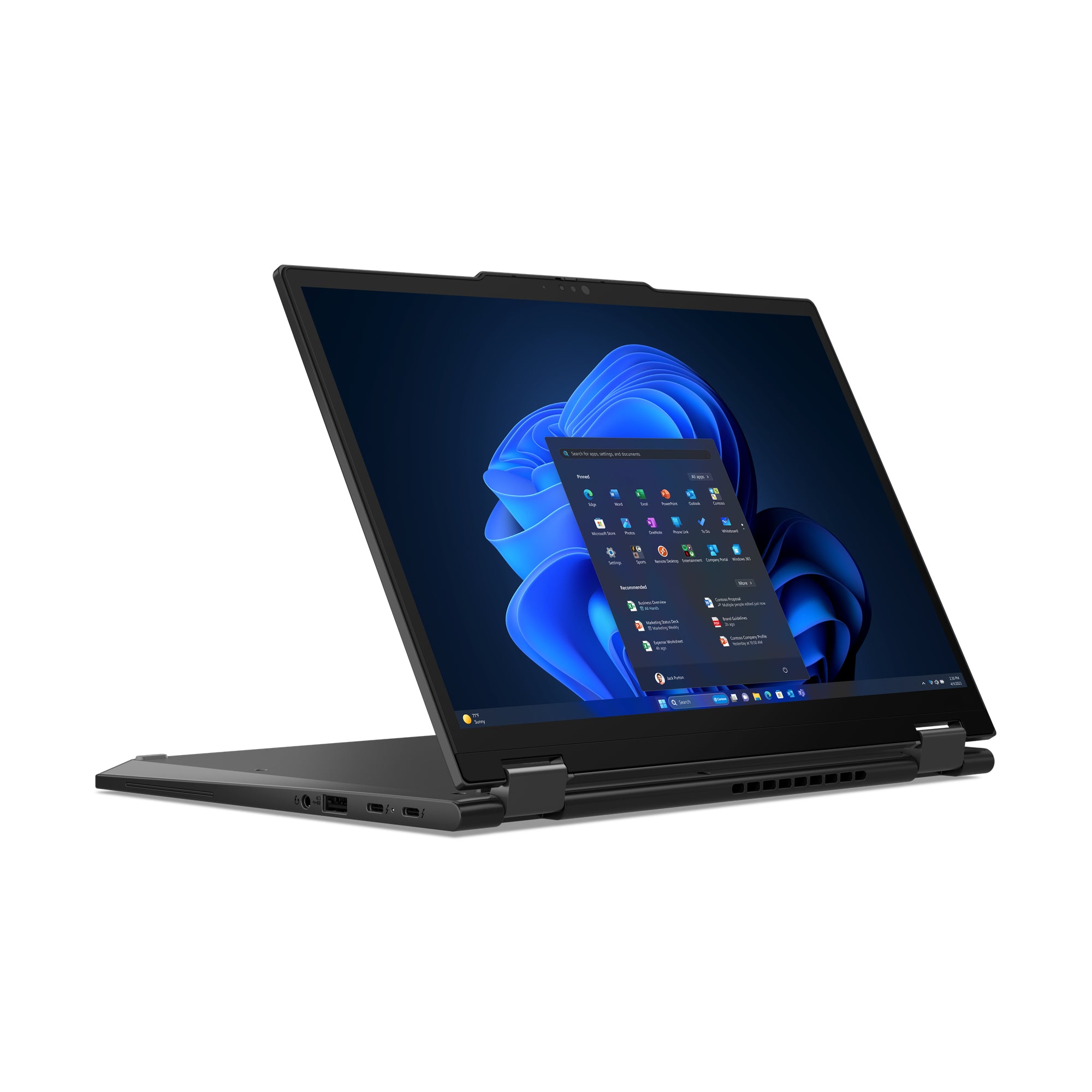 Lenovo ThinkPad X13 2-in-1 Gen 5 Intel Core Ultra 5 125U Hybrid (2-in-1) 33.8 cm (13.3") Touchscreen WUXGA 16 GB LPDDR5x-SDRAM 512 GB SSD Wi-Fi 6E (802.11ax) Windows 11 Pro English Black
