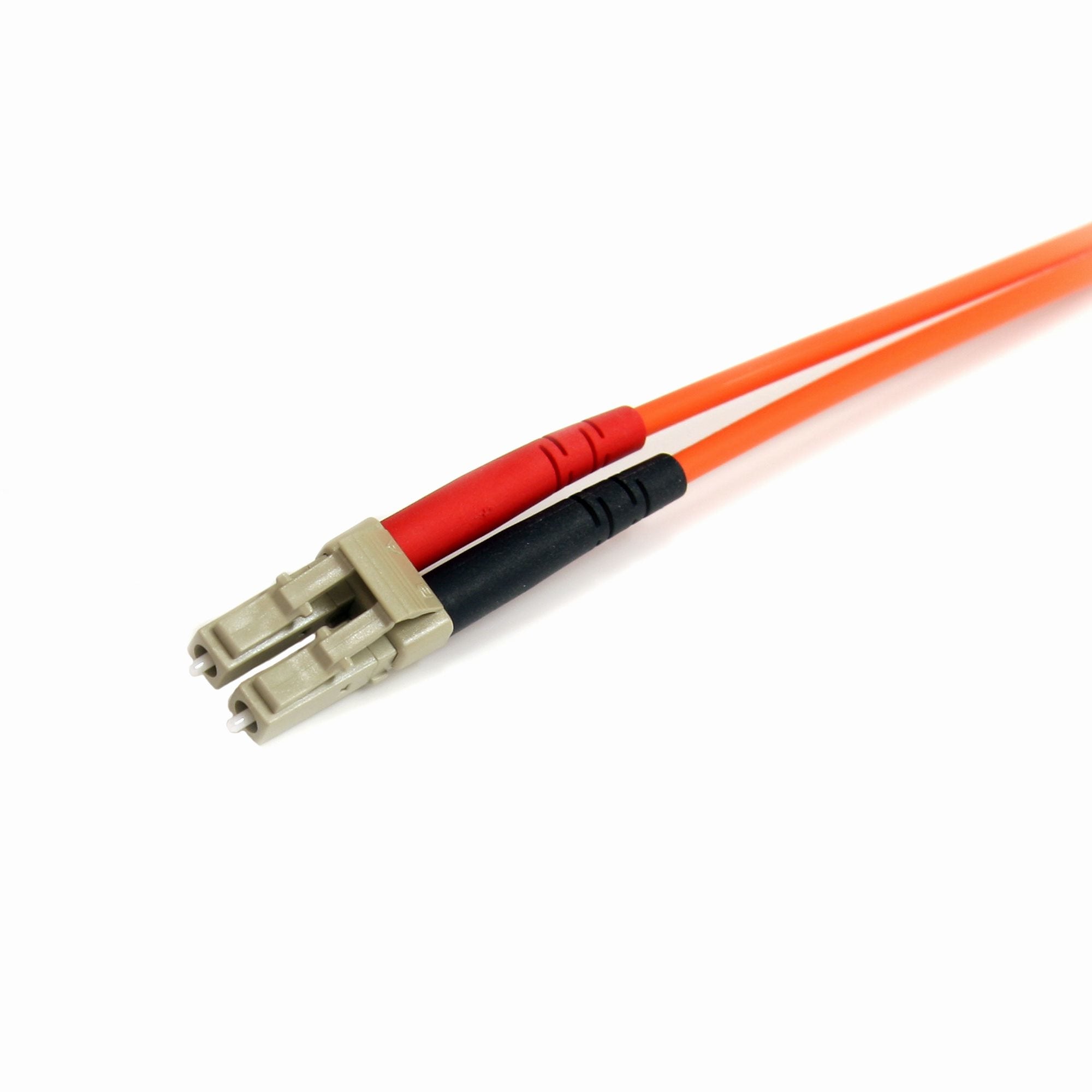 StarTech.com 5m Fiber Optic Cable - Multimode Duplex 62.5/125 LSZH Fiber Jumper Cord - LC/ST