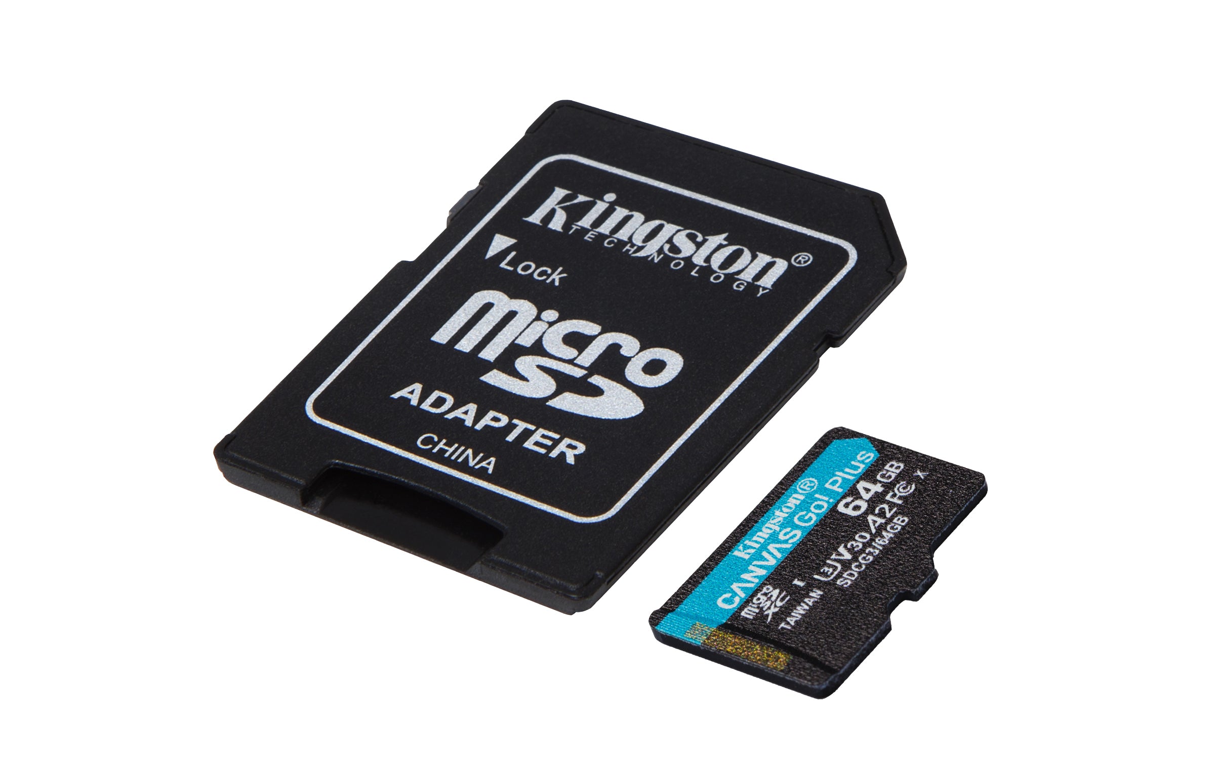 Kingston Technology Canvas Go! Plus 64GB microSDXC Canvas Go Plus 170R A2 U3 V30 Card + ADP