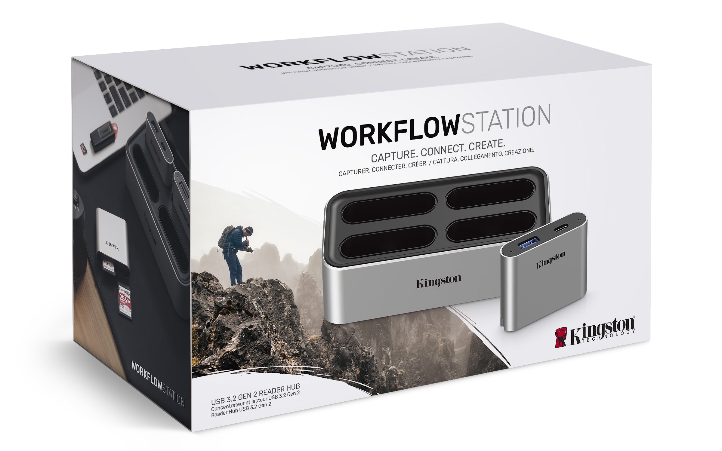 Kingston Technology USB3.2 Gen2 Workflow Station Dock w/5G USB-A/C Hub