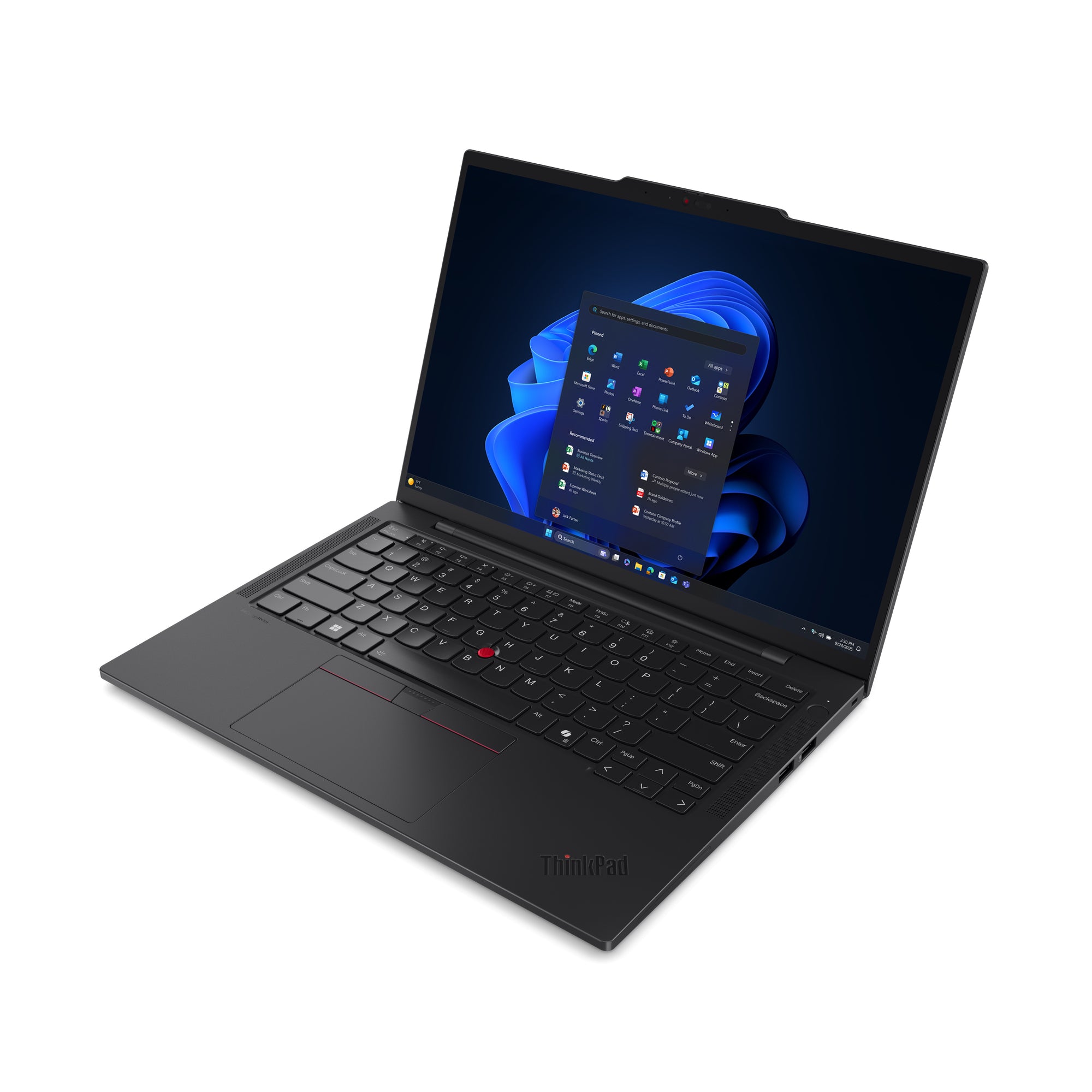 Lenovo ThinkPad T14s Gen 6 (Intel) Intel Core Ultra 5 225U Laptop 35.6 cm (14") WUXGA 16 GB LPDDR5x-SDRAM 512 GB SSD Wi-Fi 6E (802.11ax) Windows 11 Pro English Black