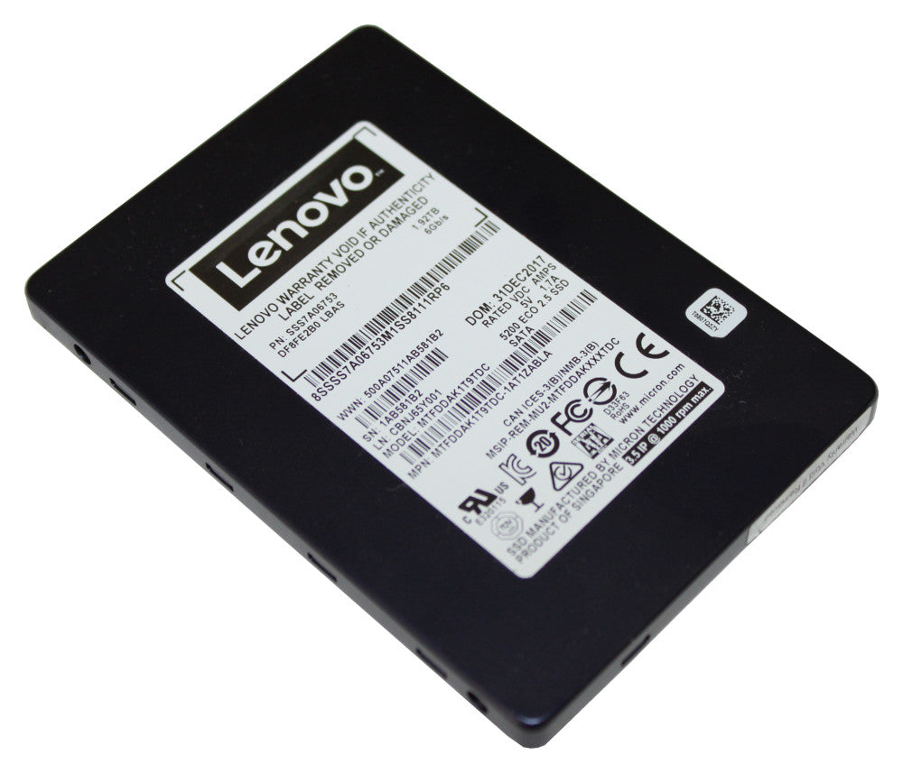 Lenovo 4XB7A14051 internal solid state drive 960 GB 3.5" Serial ATA III 3D TLC NAND
