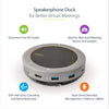StarTech.com USB-C Speakerphone Docking Station, Mini Portable Conference Speaker and Audio Dock, USB-C to VGA/4K HDMI, 2x USB-A Hub, Mic/Speaker, Teams/Zoom/Softphone Speakerphone