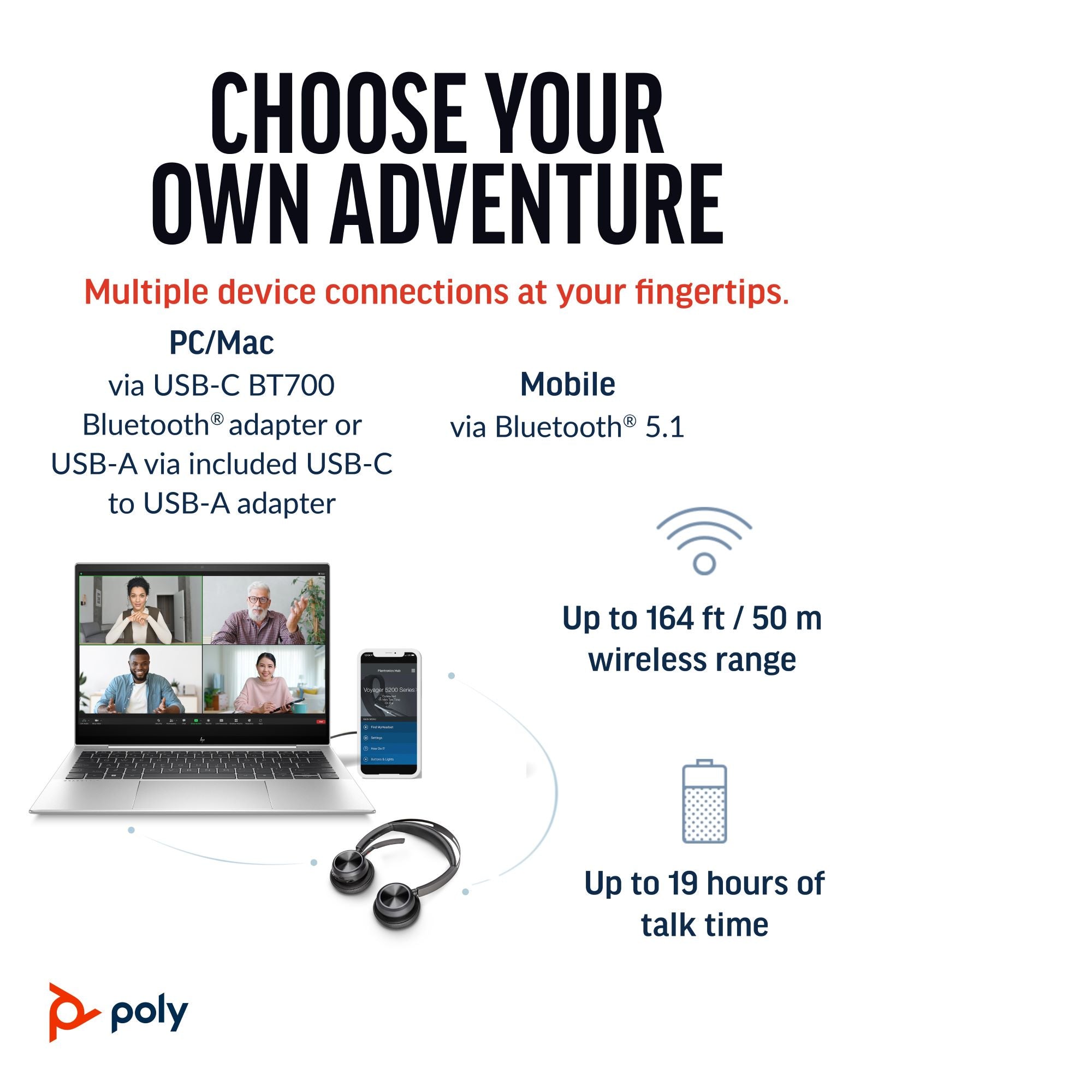 Poly Voyager Focus 2 USB-C Headset