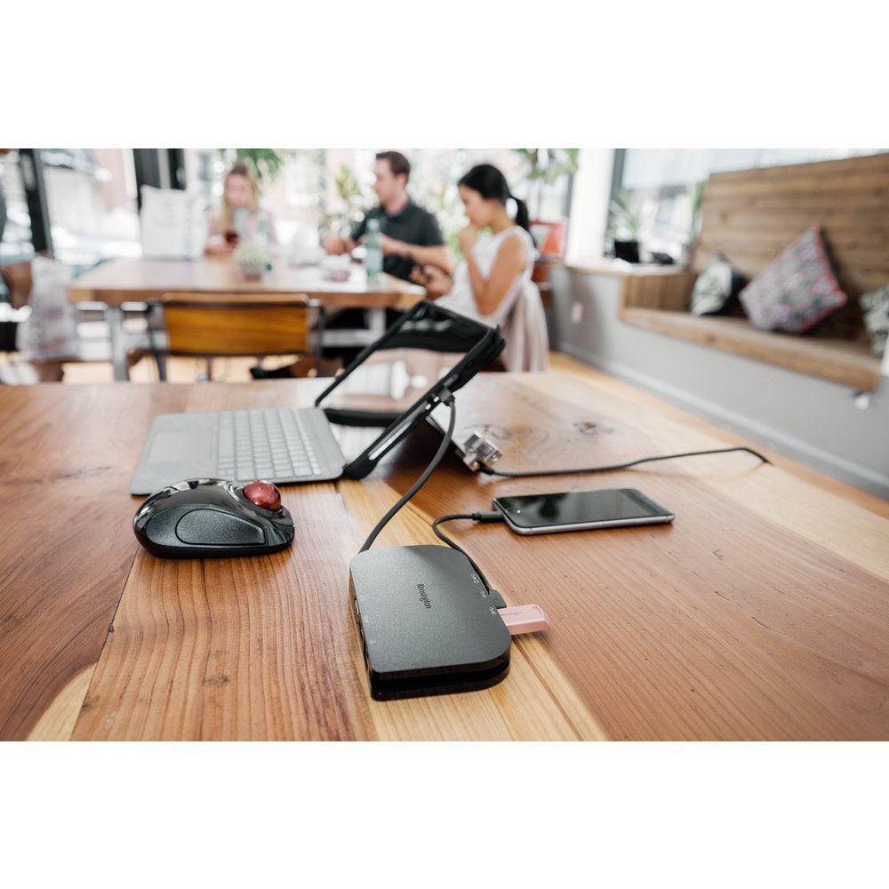 Kensington SD1610P USB-C Mini Mobile 4K Dock w/ Pass-Through Charging for Microsoft Surface Devices