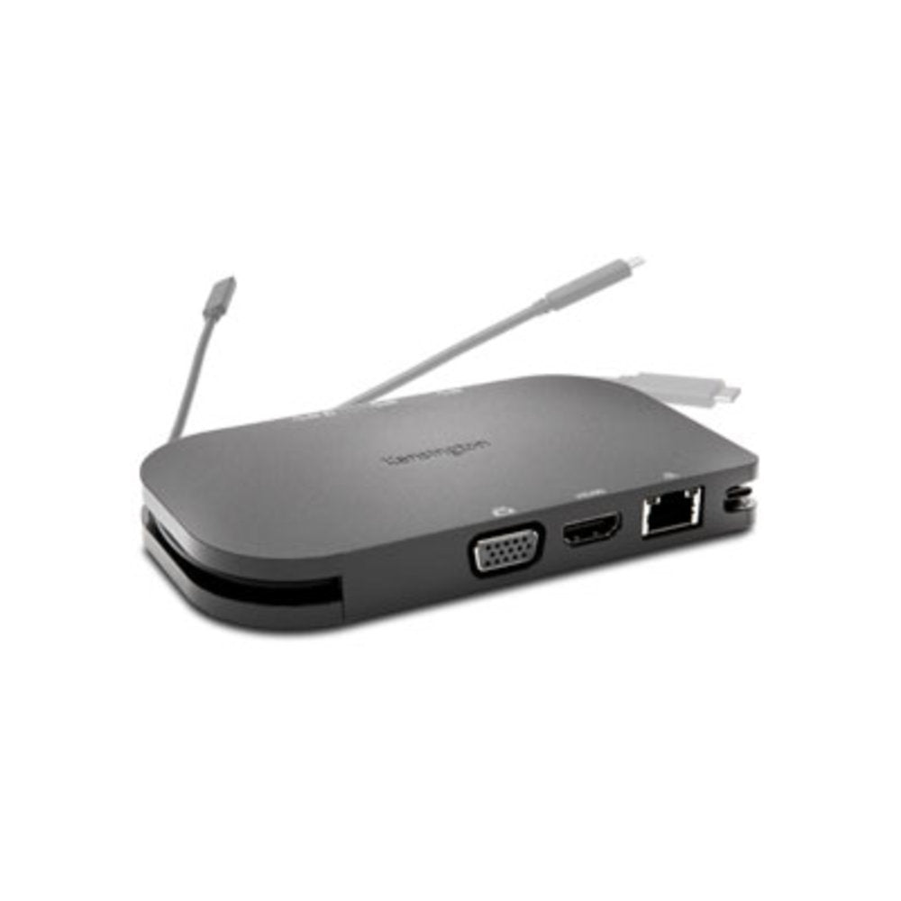Kensington SD1610P USB-C Mini Mobile 4K Dock w/ Pass-Through Charging for Microsoft Surface Devices