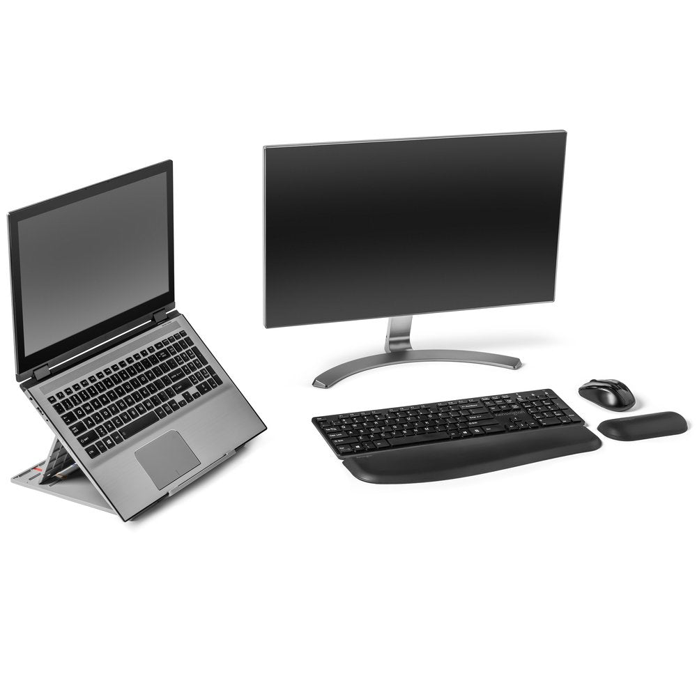Kensington SmartFit® Easy Riser™ Go Adjustable Ergonomic Laptop Riser and Cooling Stand for up to 17" Laptops