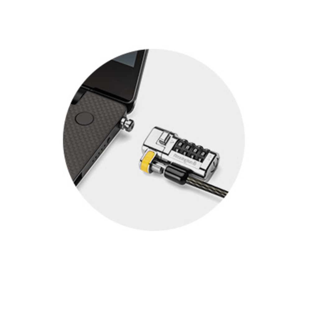 Kensington ClickSafe® 3-in-1 Combination Laptop Lock