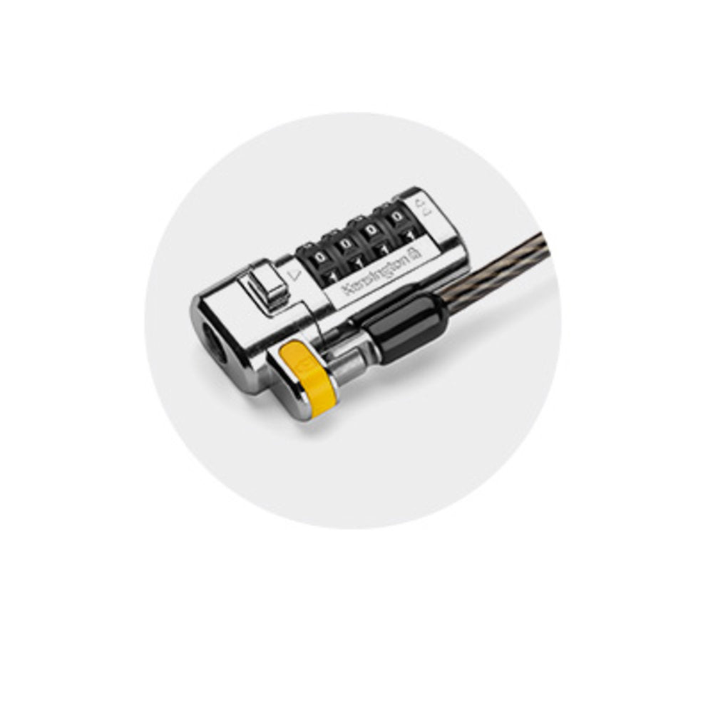 Kensington ClickSafe® 3-in-1 Combination Laptop Lock