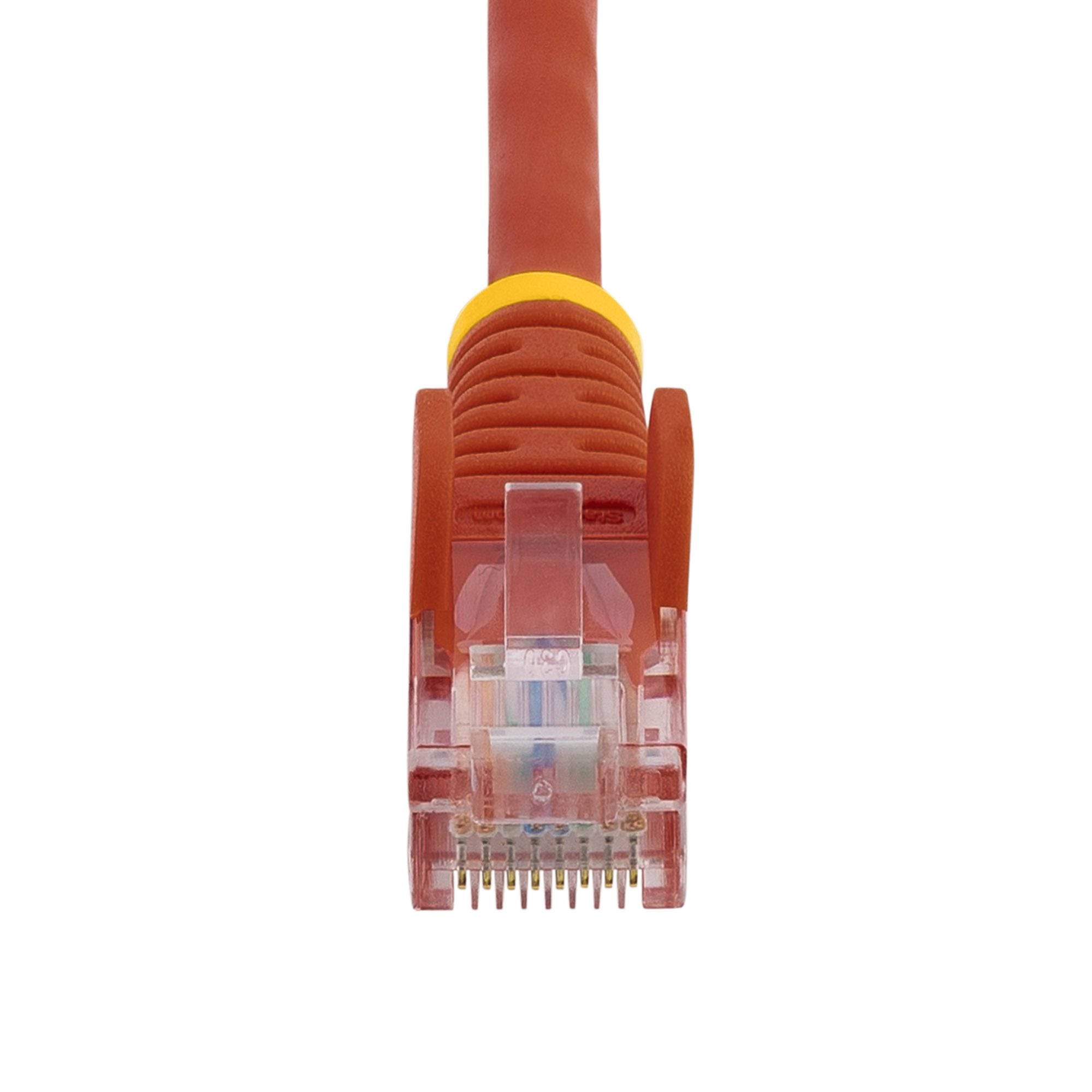 StarTech.com Cat5e Ethernet Patch Cable with Snagless RJ45 Connectors - 10 m, Red
