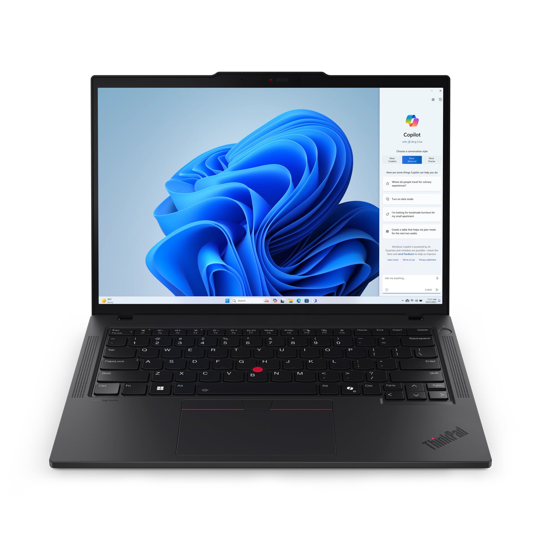 Lenovo ThinkPad T14 Gen 5 (AMD) AMD Ryzen™ 5 PRO 8540U Laptop 35.6 cm (14") Touchscreen WUXGA 16 GB DDR5-SDRAM 512 GB SSD Wi-Fi 6E (802.11ax) Windows 11 Pro English Black
