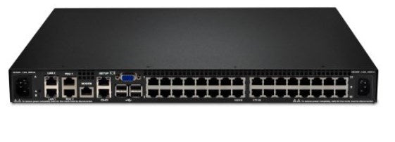 Lenovo 1754D2X KVM switch Rack mounting Black