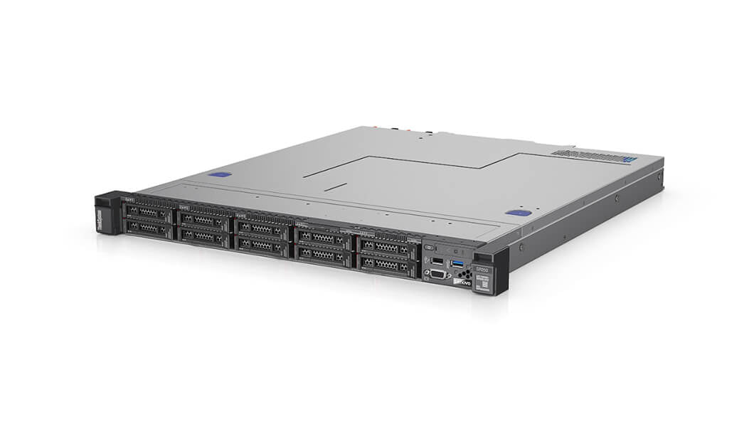 Lenovo ThinkSystem SR250 server 0 GB Rack (1U) Intel Xeon E E-2246G 3.6 GHz 16 GB DDR4-SDRAM 450 W