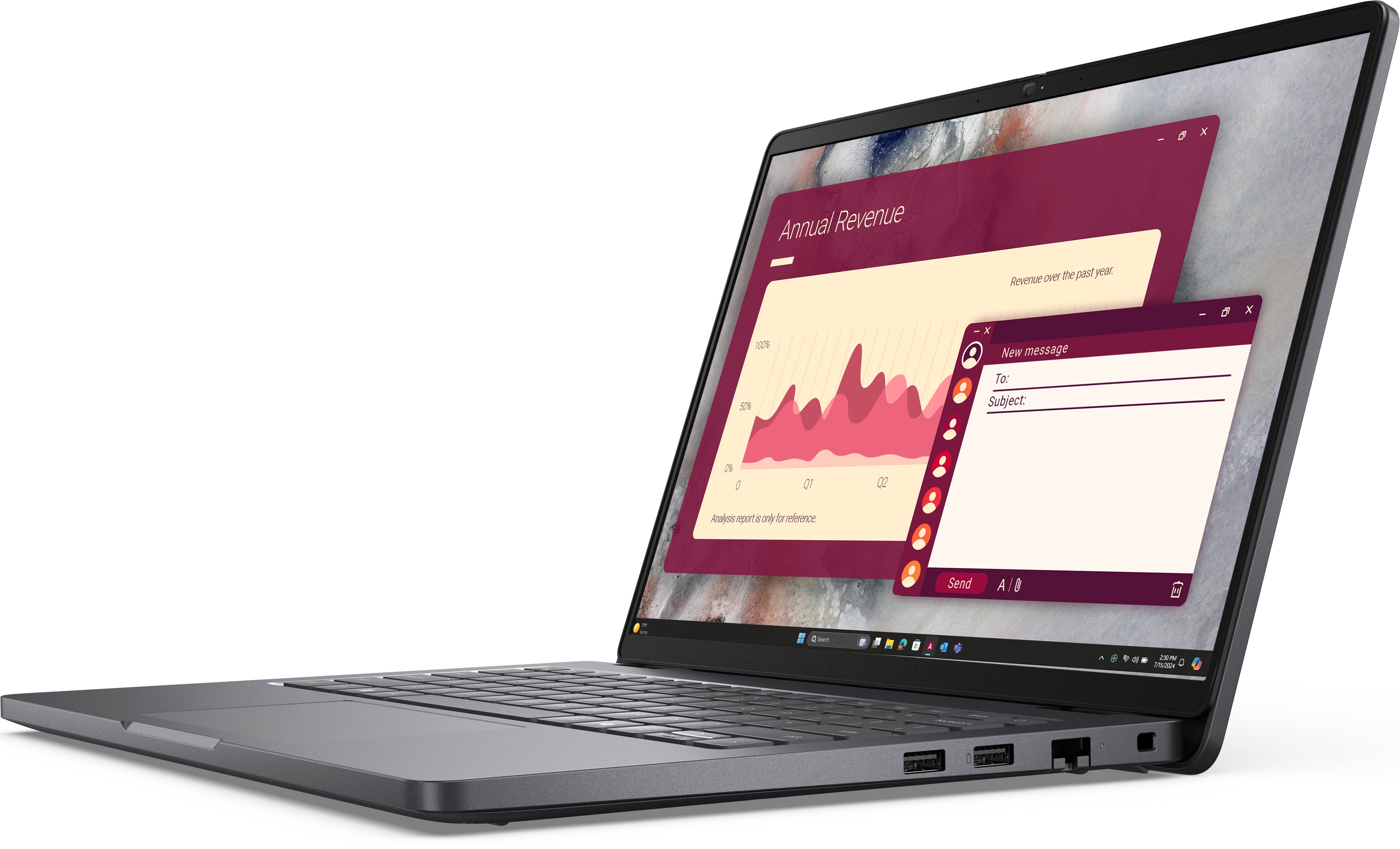 DELL Pro 14 PC14250 Intel Core 7 150U Laptop 35.6 cm (14") Full HD+ 16 GB DDR5-SDRAM 512 GB SSD Wi-Fi 6 (802.11ax) Windows 11 Pro Black