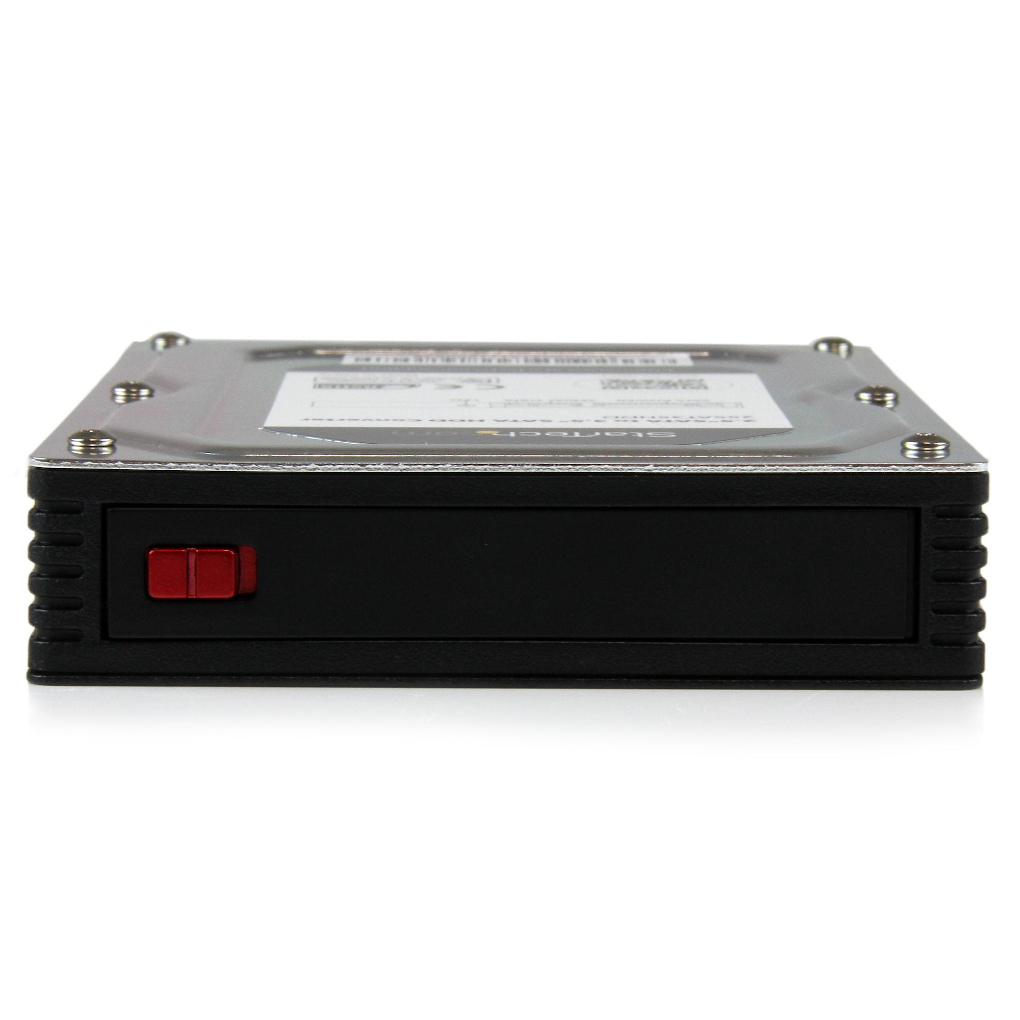 StarTech.com 2.5Ã¢â‚¬Â to 3.5Ã¢â‚¬Â SATA Aluminum Hard Drive Adapter Enclosure with SSD / HDD Height up to 12.5mm
