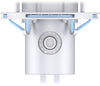 HyperX QuadCast 2 - USB Microphone (Frost) Gray Table microphone