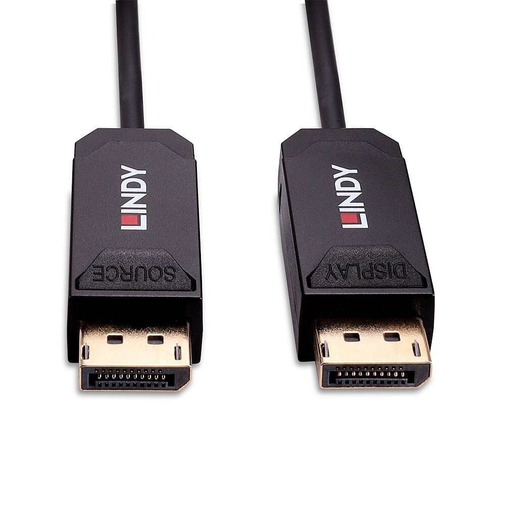 Lindy 10m Fibre Optic DP Cable