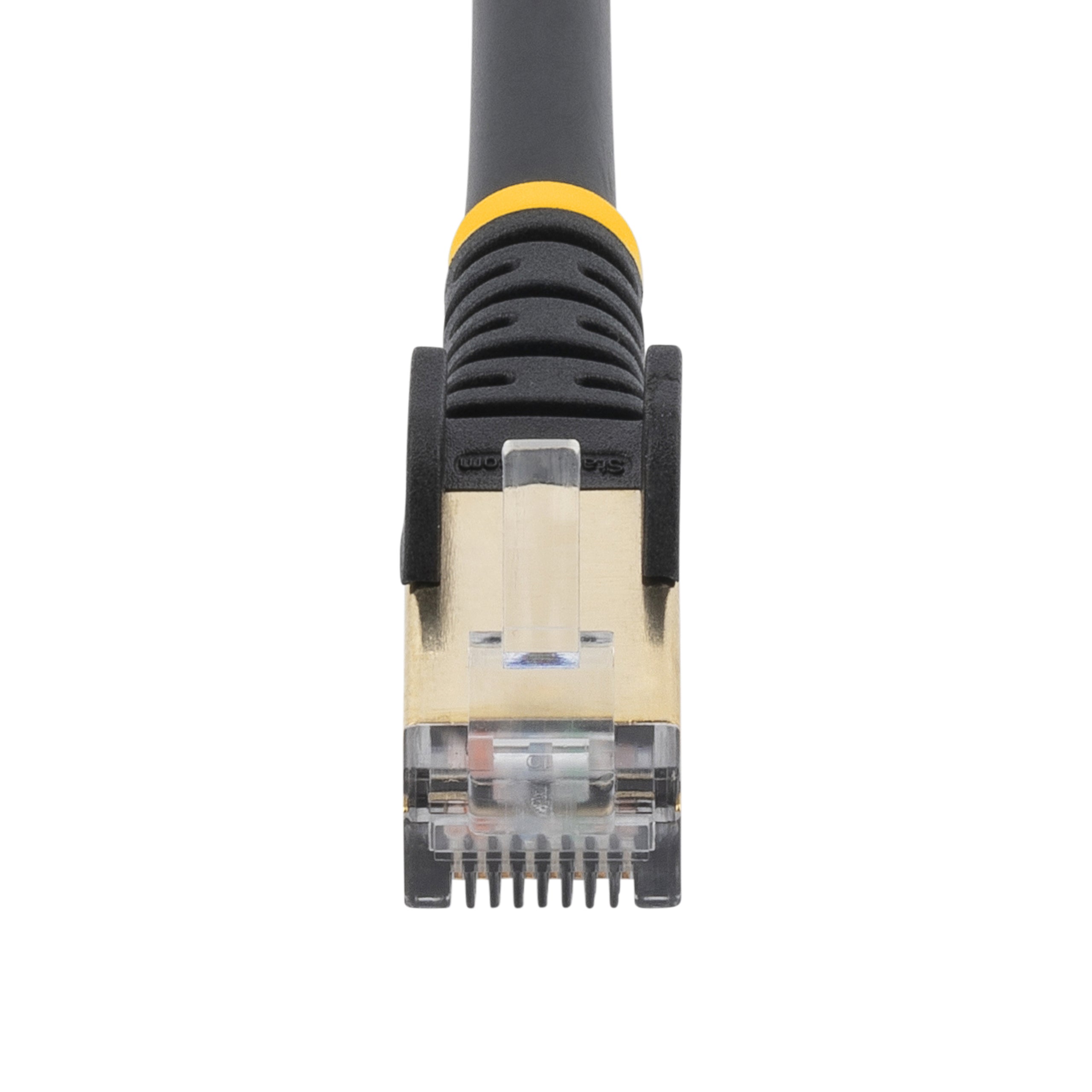 StarTech.com 7.5 m CAT6a Patch Cable - Shielded (STP) - 100% Copper Wire - Snagless Connector - Black