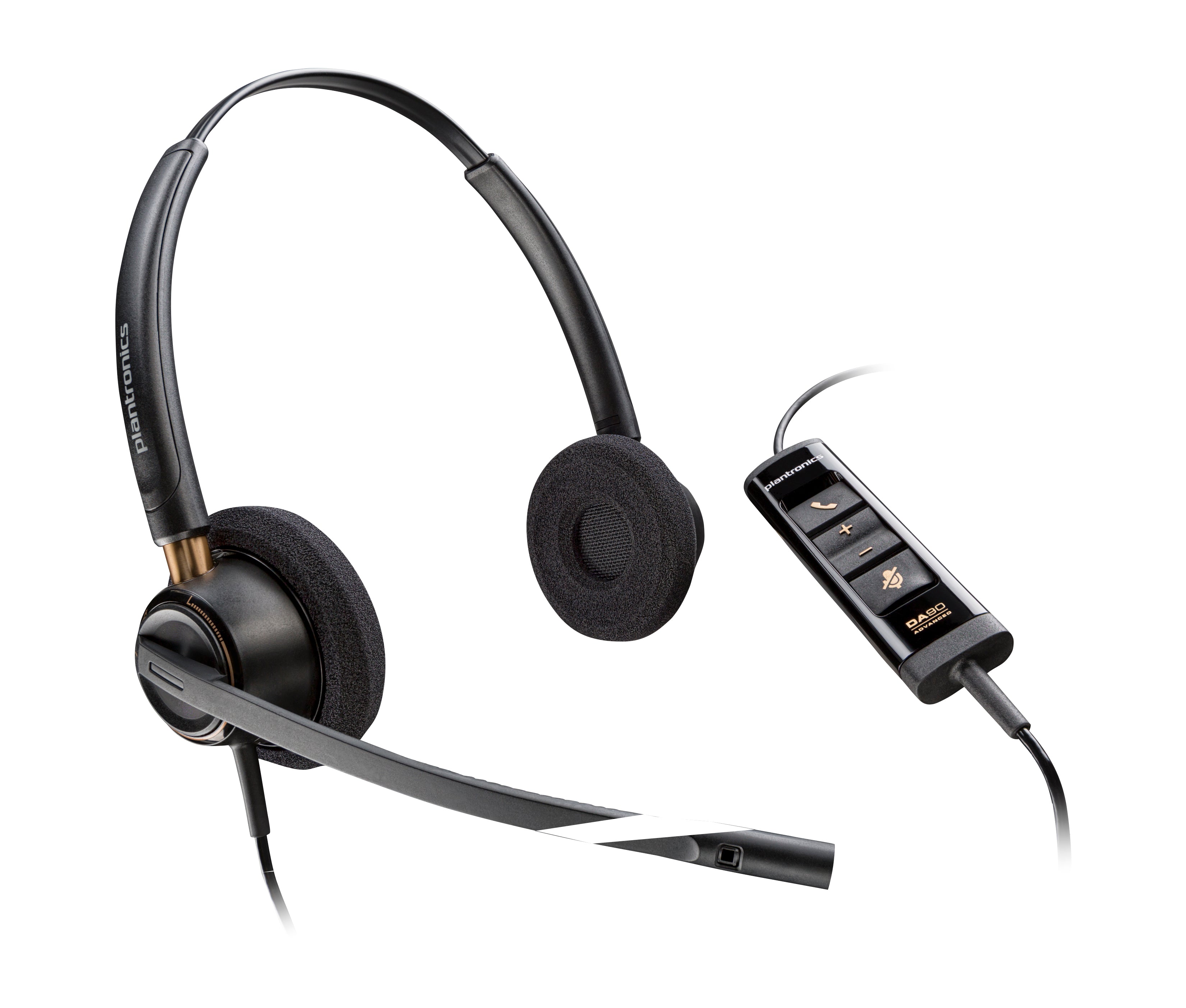 Poly EncorePro 525 Microsoft Teams Certified Stereo with USB-A Headset