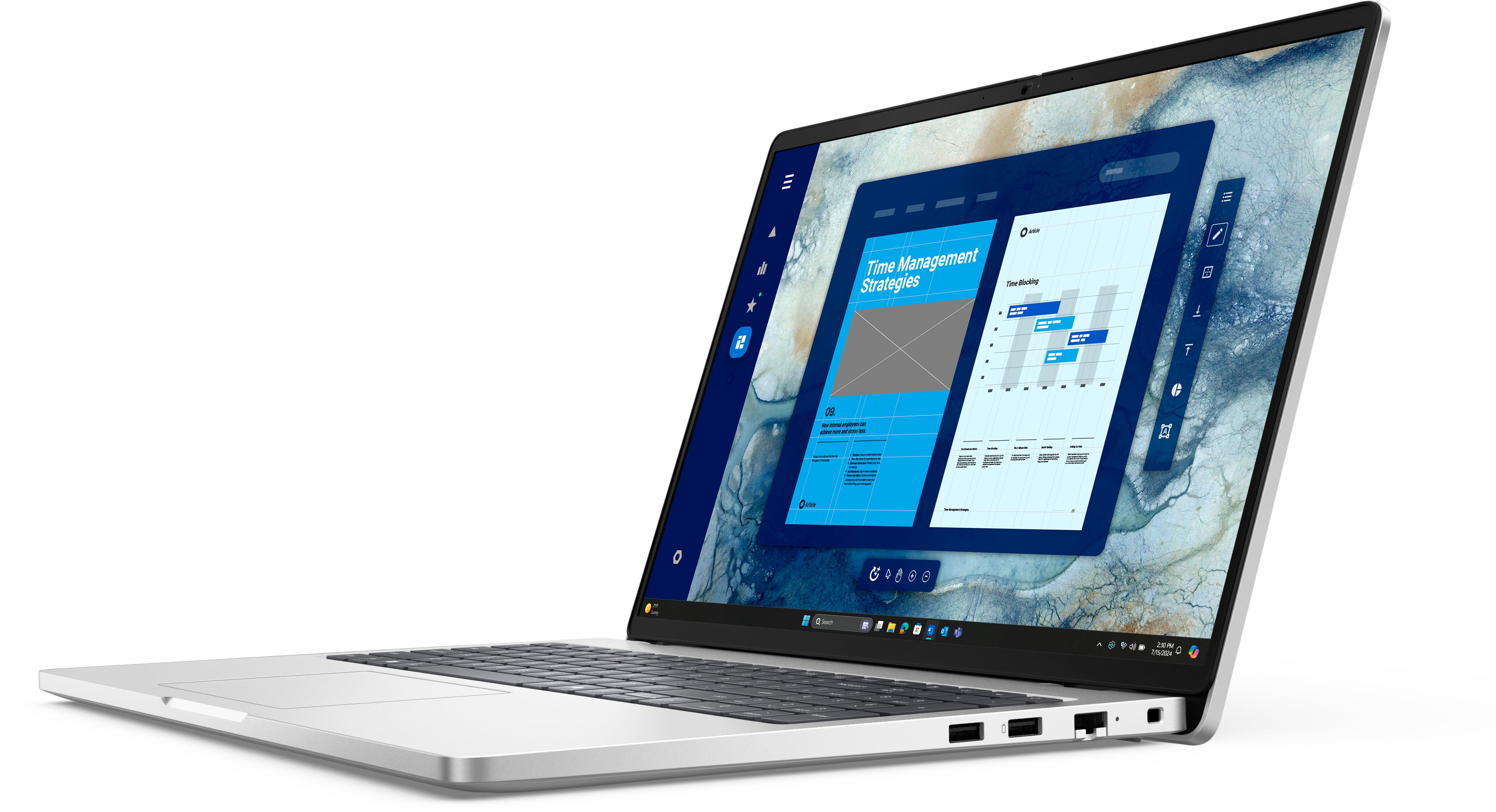 DELL Pro 16 PC16250 Intel Core Ultra 7 255U Laptop 40.6 cm (16") Full HD+ 32 GB DDR5-SDRAM 1 TB SSD Wi-Fi 6E (802.11ax) Windows 11 Pro Platinum, Silver