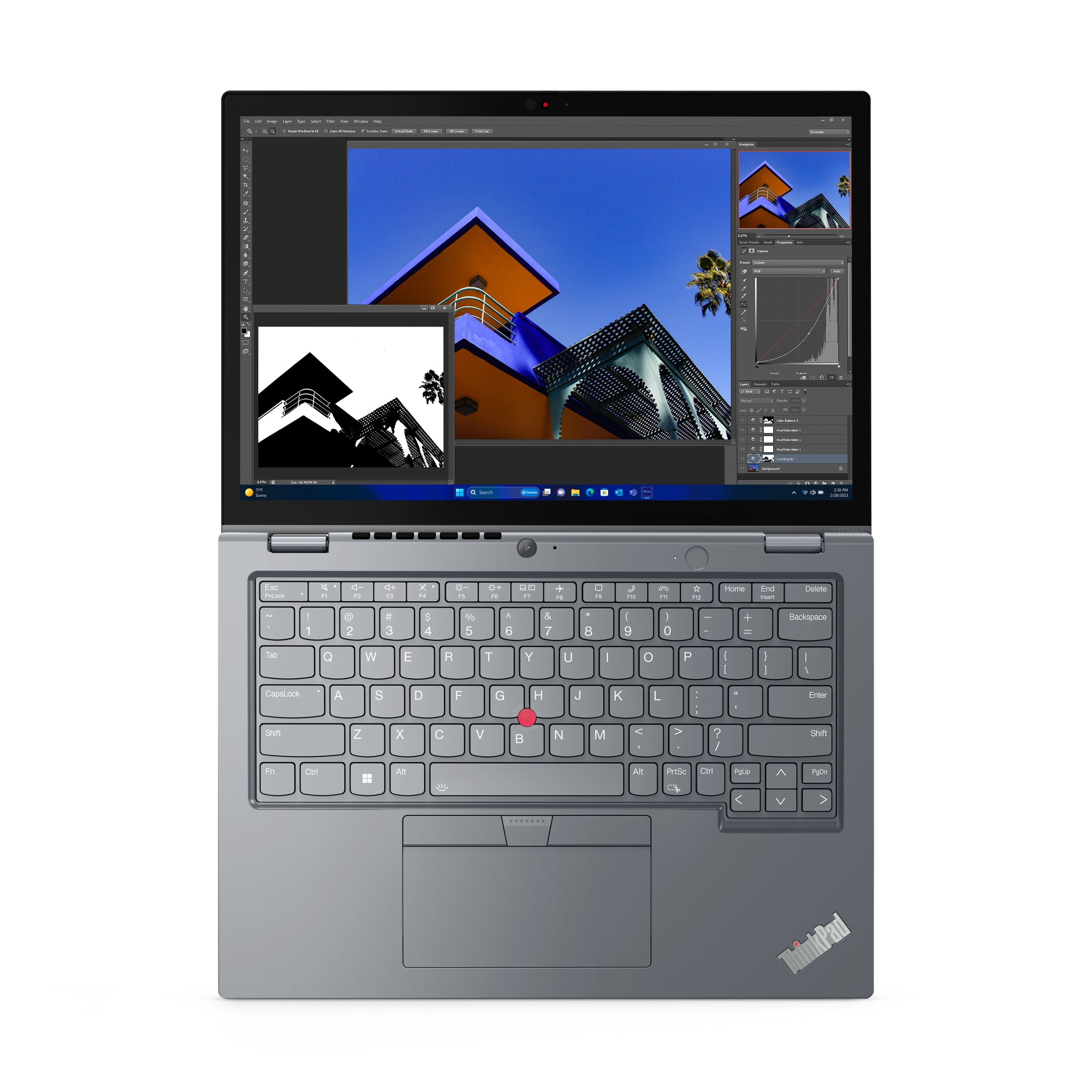 Lenovo ThinkPad L13 2-in-1 Gen 5 (Intel) Intel Core Ultra 5 125U Hybrid (2-in-1) 33.8 cm (13.3") Touchscreen WUXGA 16 GB LPDDR5-SDRAM 256 GB SSD Wi-Fi 6E (802.11ax) Windows 11 Pro Grey