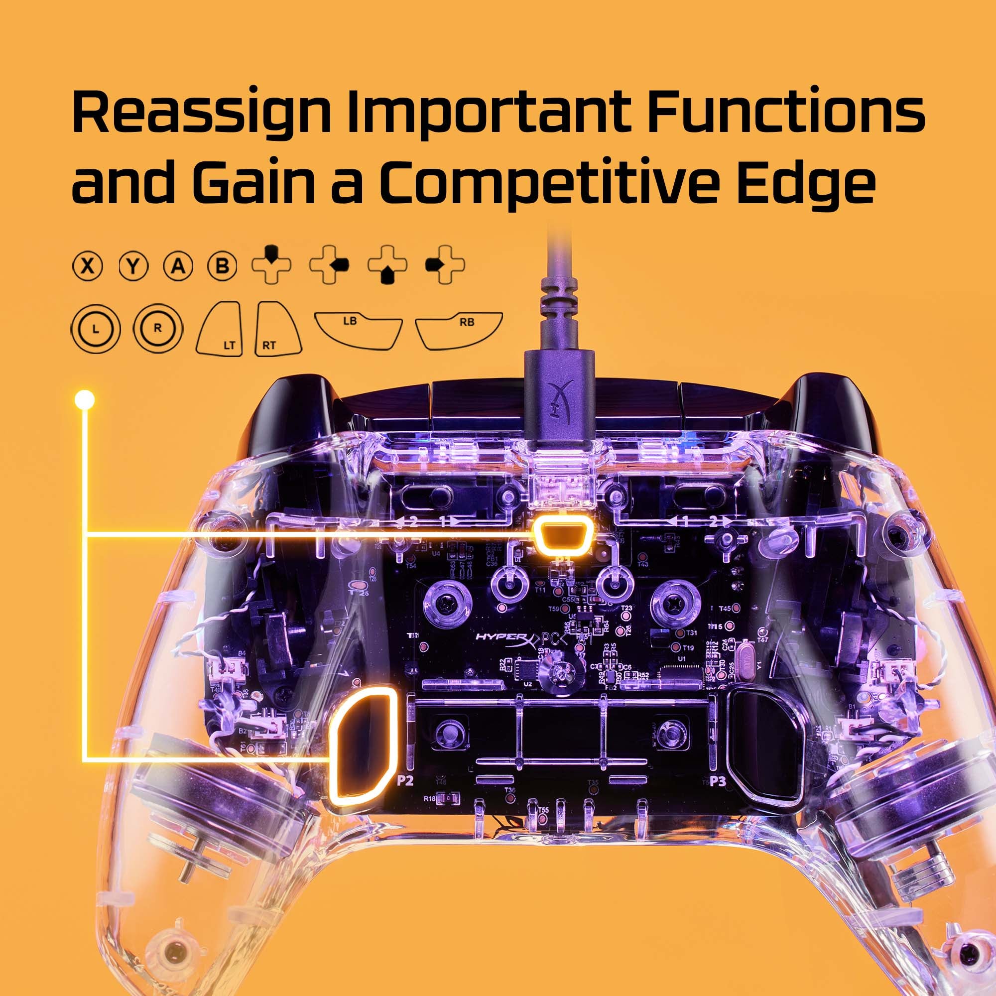 HyperX Clutch Gladiate - Wired Gaming RGB Controller - Xbox