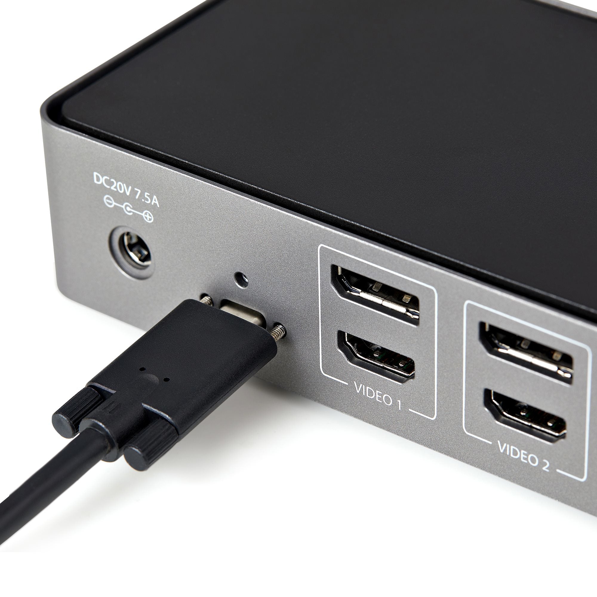 StarTech.com USB-C & USB-A Dock - Hybrid Universal Triple Monitor Laptop Docking Station w/ DisplayPort & HDMI 4K 60Hz - 85W Power Delivery, 6x USB Hub, GbE, Audio - USB 3.1 Gen 2 10Gbps
