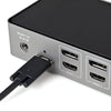 StarTech.com USB-C & USB-A Dock - Hybrid Universal Triple Monitor Laptop Docking Station w/ DisplayPort & HDMI 4K 60Hz - 85W Power Delivery, 6x USB Hub, GbE, Audio - USB 3.1 Gen 2 10Gbps